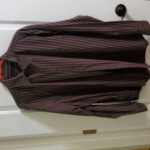 Mens Button Down Dress Shirt XL